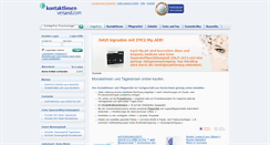 Desktop Screenshot of kontaktlinsenversand.com